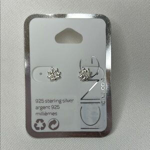Icing Sterling Silver Lotus Flower Earrings